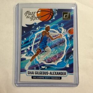 🔥Shai Gil Alexander Pass the Rock Basketball Card